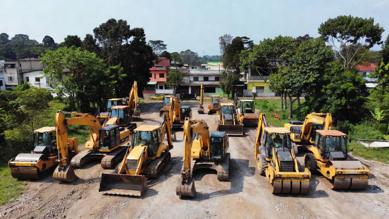 Frota de máquinas pesadas para Secretaria de Obras em Ji-Paraná