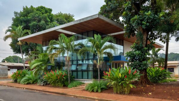 Fachada da primeira agência Caixa exclusiva para empresas em Porto Velho