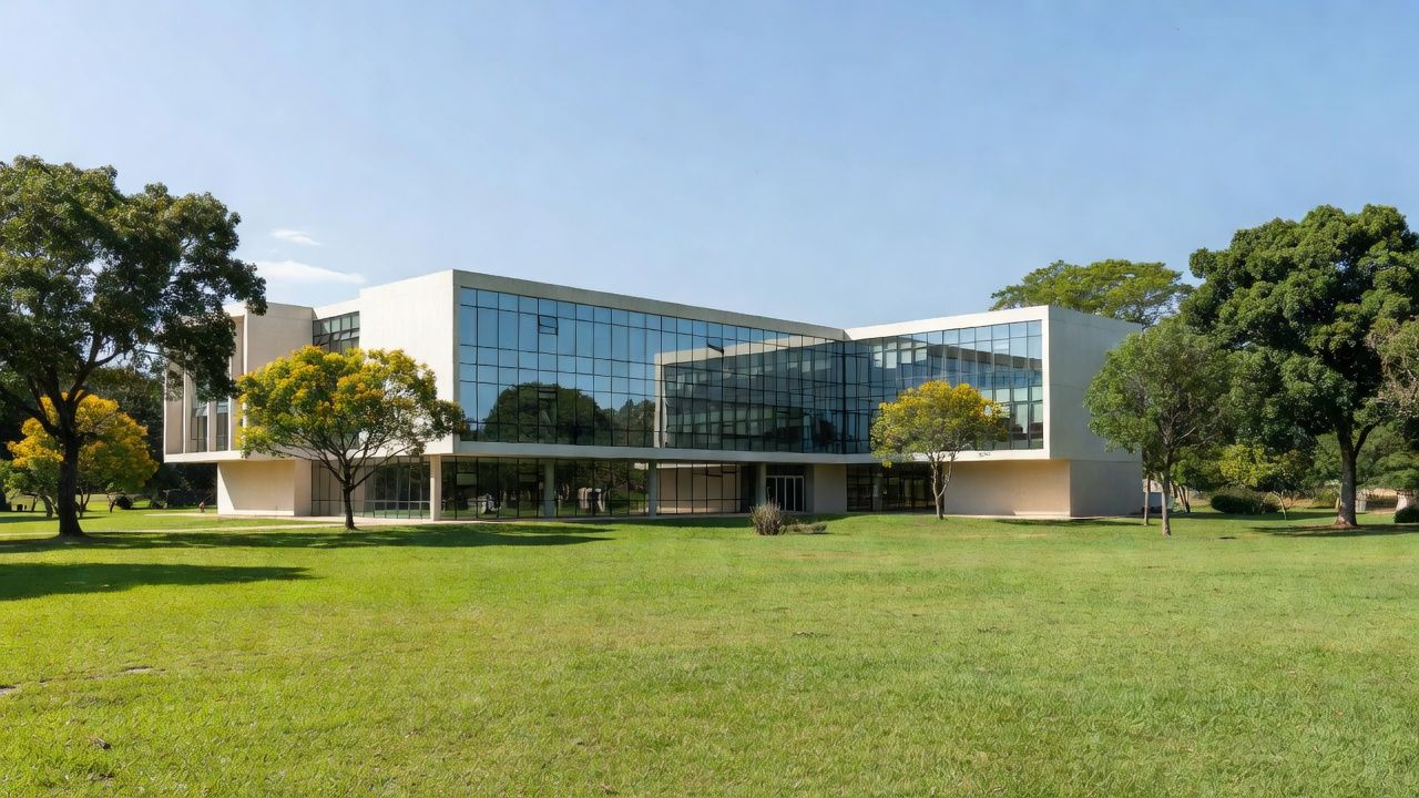 Fachada de faculdade de medicina no Brasil representando inscrições Enare encerradas