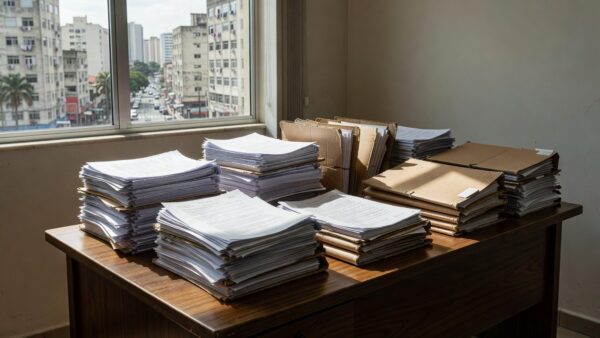Documentos de investigação da PF sobre denúncia de organização criminosa
