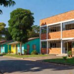 Edifício da prefeitura e imóveis residenciais em Ji-Paraná para IPTU e regularização