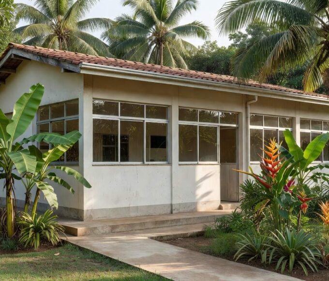 Fachada do CRAS em Ji-Paraná para acesso a benefícios sociais