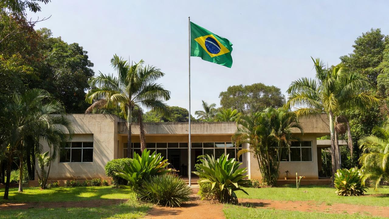 Fachada de órgão público em Ji-Paraná para emissão de RG, CPF e CNH