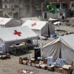 Hospital de campanha da Marinha do Brasil na Venezuela após terremotos