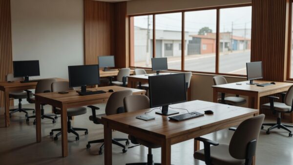 Interior da Sala do Empreendedor inaugurada pela Prefeitura de Ji-Paraná em parceria com o Sebrae