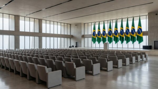 Auditório em Brasília durante Conferência Nacional dos ODS