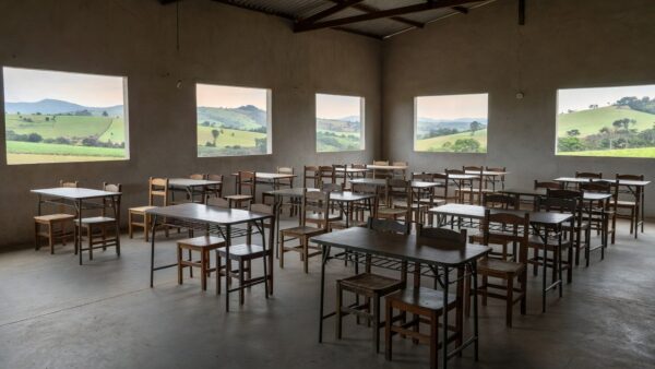 Interior de sindicato em Buritis com reunião no Vale do Jamari
