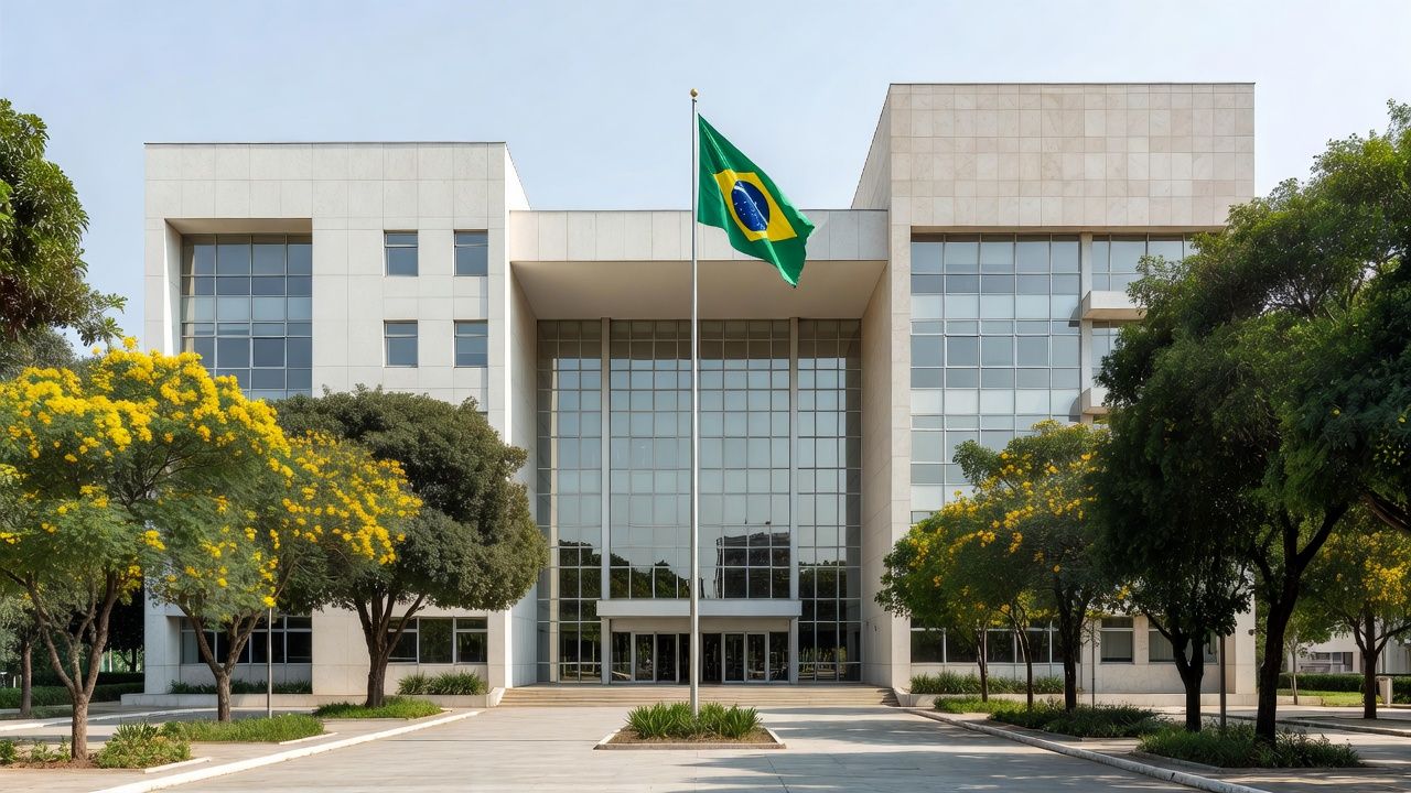 Fachada de tribunal do trabalho no Brasil representando acordo entre TRT-14 e TRT-5