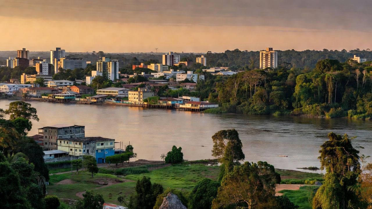 Vista panorâmica de Porto Velho, Rondônia, vencedora do prêmio principal do RondônCAP 309
