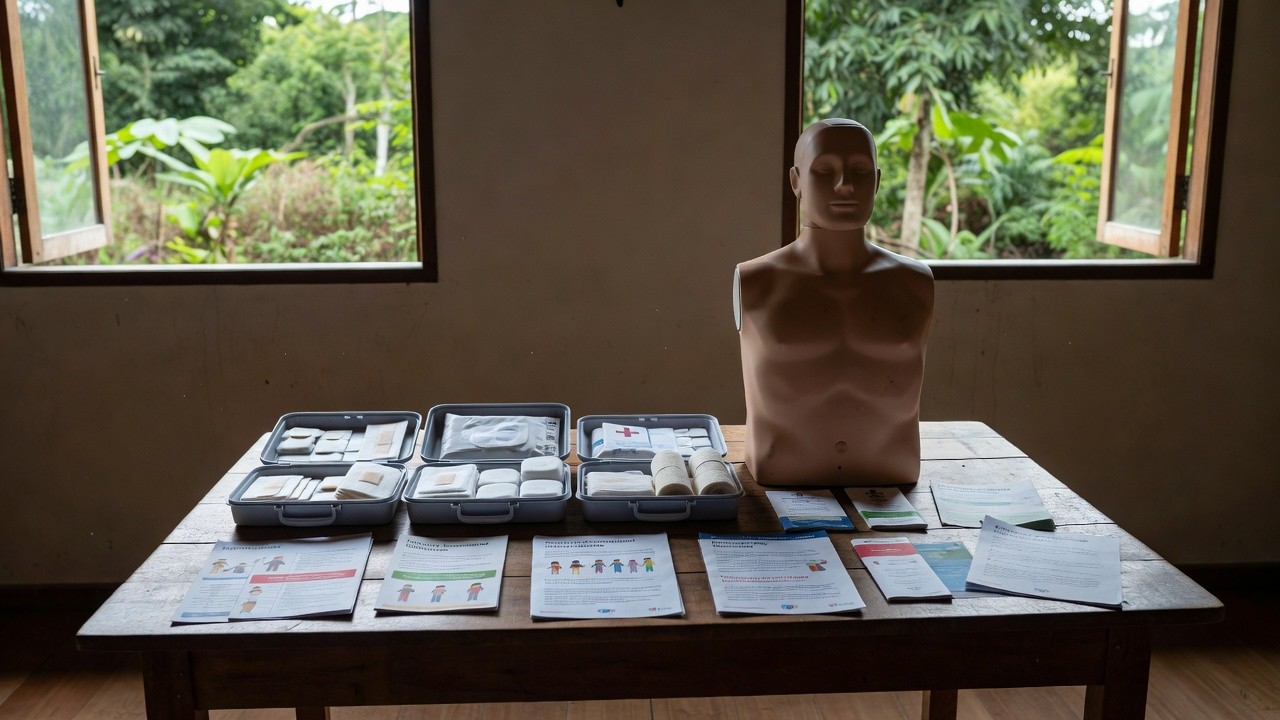Sala de capacitação em inclusão e primeiros socorros em Ji-Paraná, Rondônia