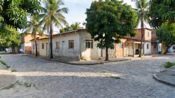 Unidade básica de saúde em bairro brasileiro para agentes de combate a endemias