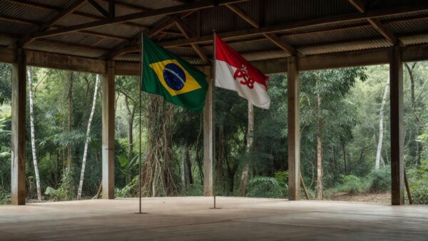 Convenção do PSB em Rondônia com bandeiras para oficialização de candidaturas ao governo e Senado