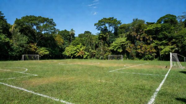 Campo de futebol do 1º Torneio da Linha do Açaí em Porto Velho