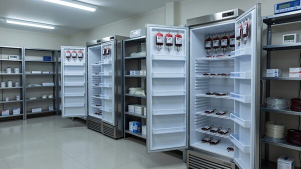 Estoques críticos de sangue O+ e O- na Hemorrede de Rondônia