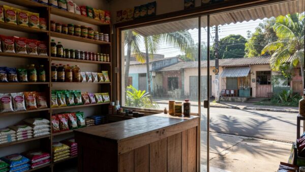 Comércio no centro de Porto Velho após tentativa de assalto