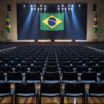 Auditório para convenção do PDT em Rondônia