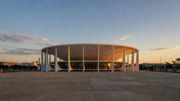 Edifício do Senado Federal em Brasília simbolizando candidatura ao Senado