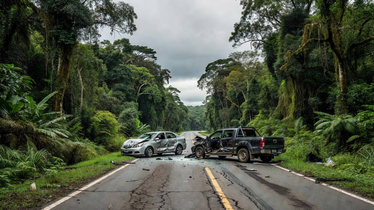 Acidente grave na BR-364 em Porto Velho, Rondônia