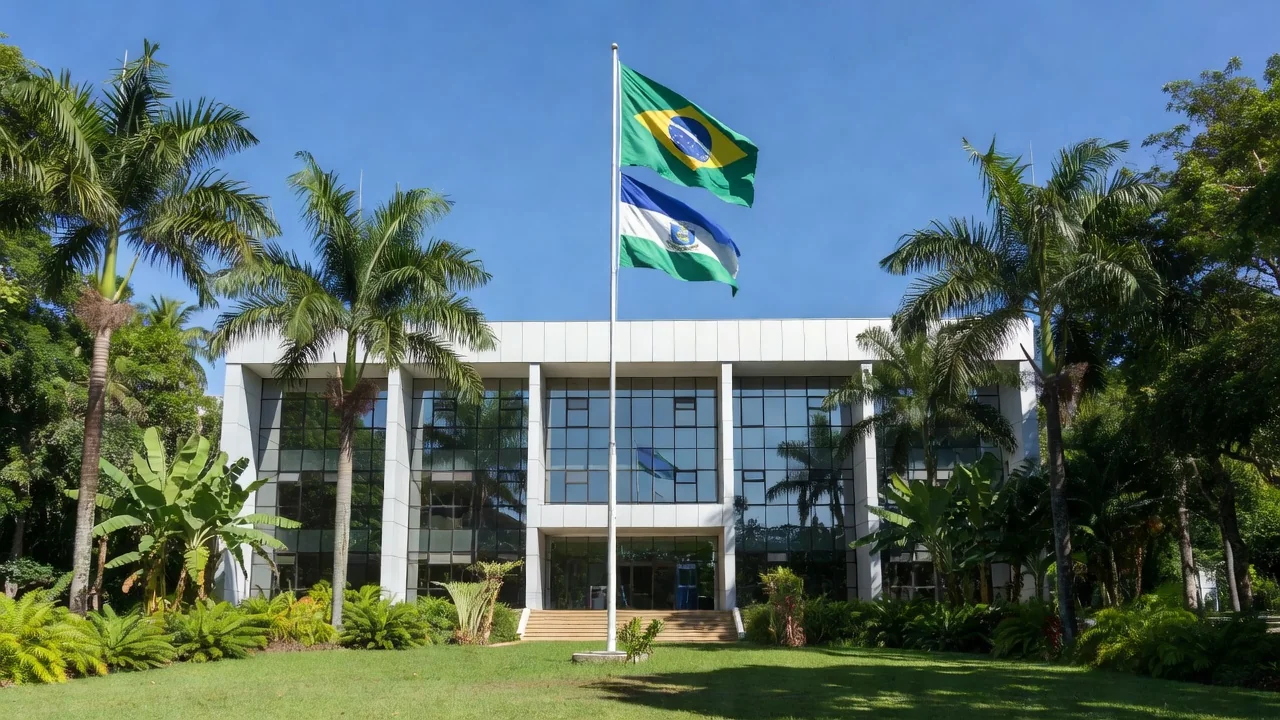 Palácio do Governo de Rondônia representando candidatura ao governo estadual