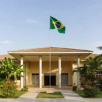 Fachada da Prefeitura de Porto Velho em Rondônia, Brasil