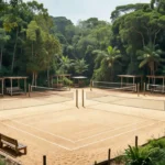 Arena de beach tennis em Porto Velho, foco em furto de energia.