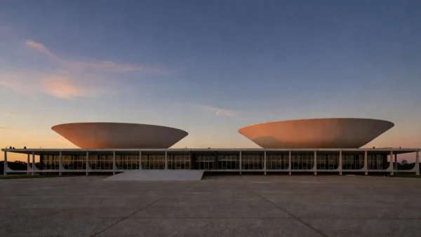Palácio do Congresso Nacional em Brasília, cenário político do Senado