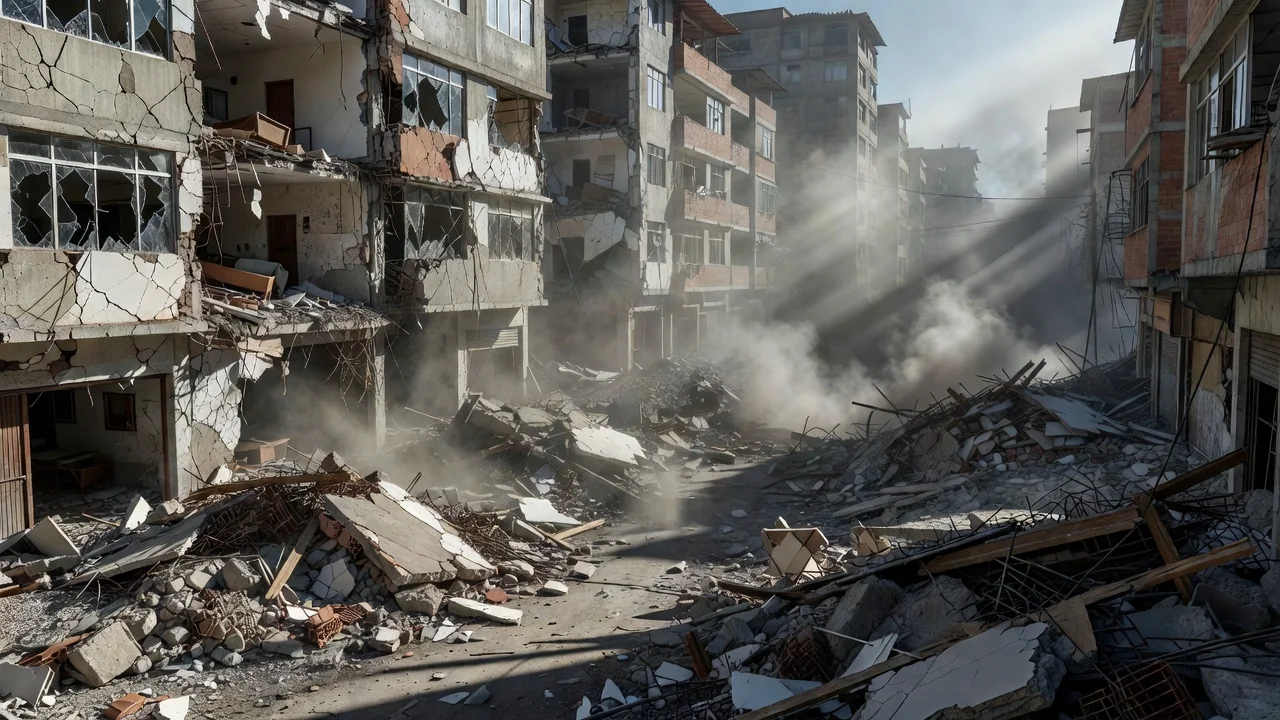 Várias cidades, incluindo Manizales e Quibdó, tiveram edifícios destruídos Stringer/Reuters - 10.08.2026