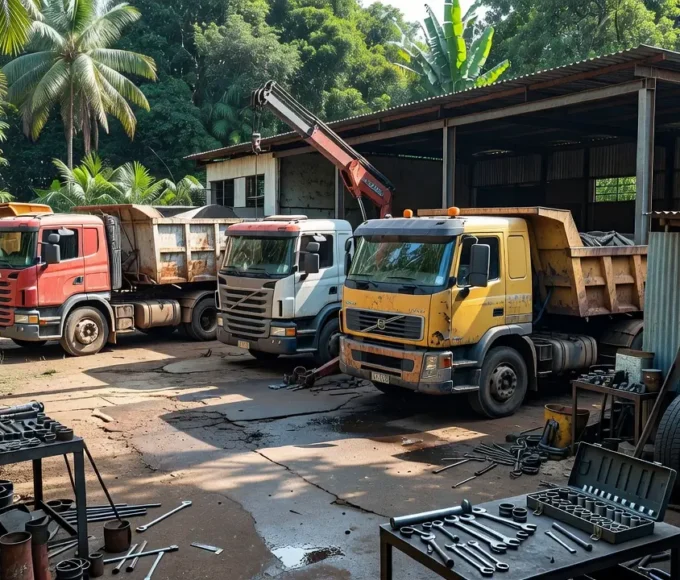 Oficina mecânica de veículos pesados em Porto Velho