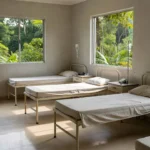 Maternidade em hospital de Rondônia com leitos e equipamentos médicos