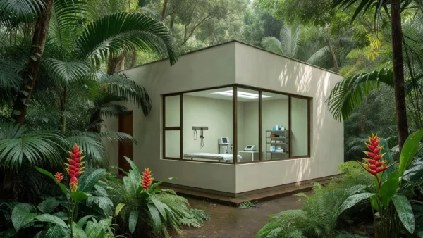 Posto de saúde em Rondônia representando plano de propostas para a saúde