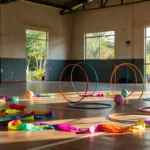 Aparelhos de ginástica rítmica em academia de Porto Velho para final nacional 2026